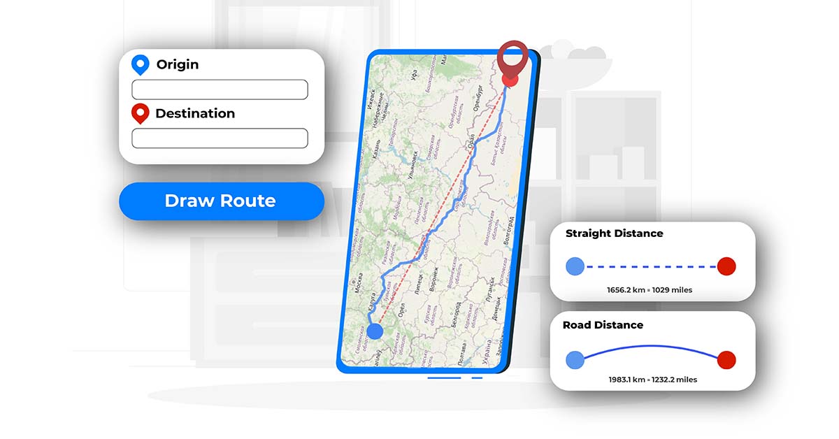 Att luma Kalkulators Noskaidrojiet Att lumu Starp Diviem Punktiem Kart 